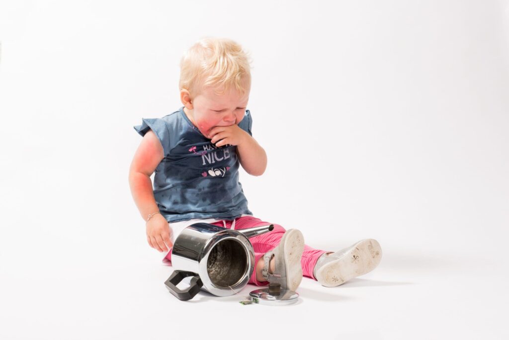 Eerste hulp aan kinderen cursus - kind heeft pijn